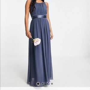 Petite chiffon maxi dress